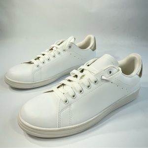 Time & Tru White Comfort Casual Sneaker Memory Foam Insole Womens 9.5